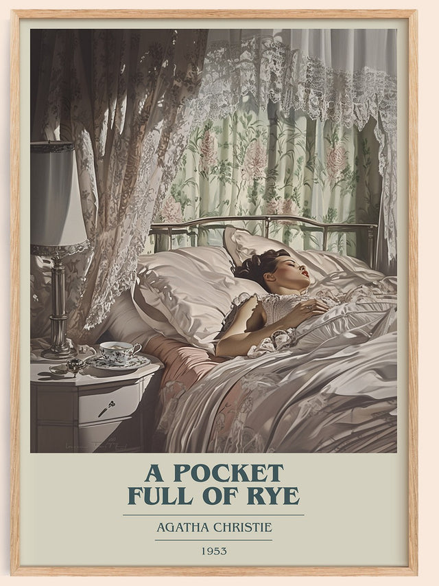 A Pocket Full of Rye Book Cover Poster by Agatha Christie