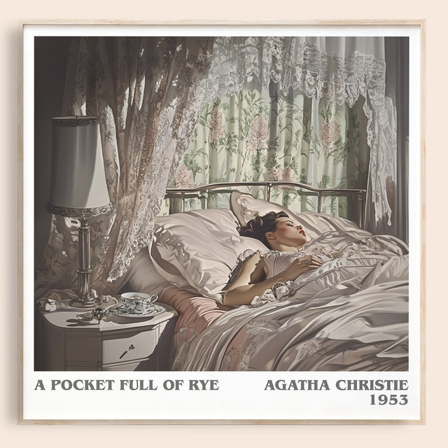 A Pocket Full of Rye Literary Art Print by Agatha Christie