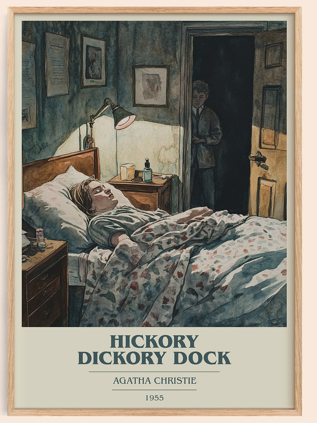 Hickory Dickory Dock Book Cover Poster by Agatha Christie
