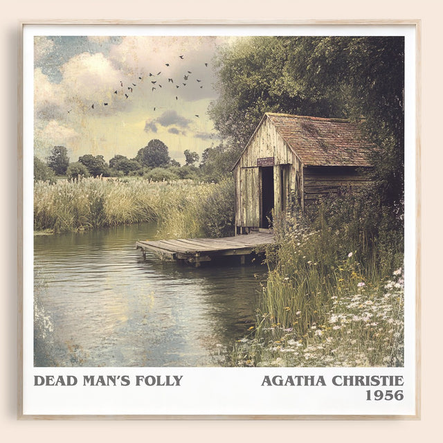 Dead Man's Folly Literary Art Print by Agatha Christie