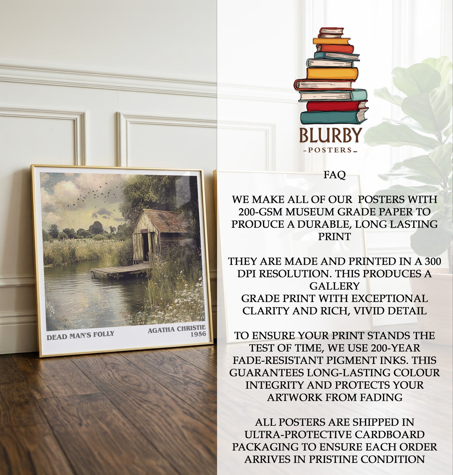Dead Man's Folly Literary Art Print by Agatha Christie