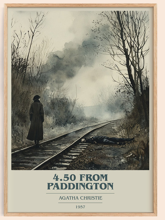 4.50 from Paddington Book Cover Poster by Agatha Christie