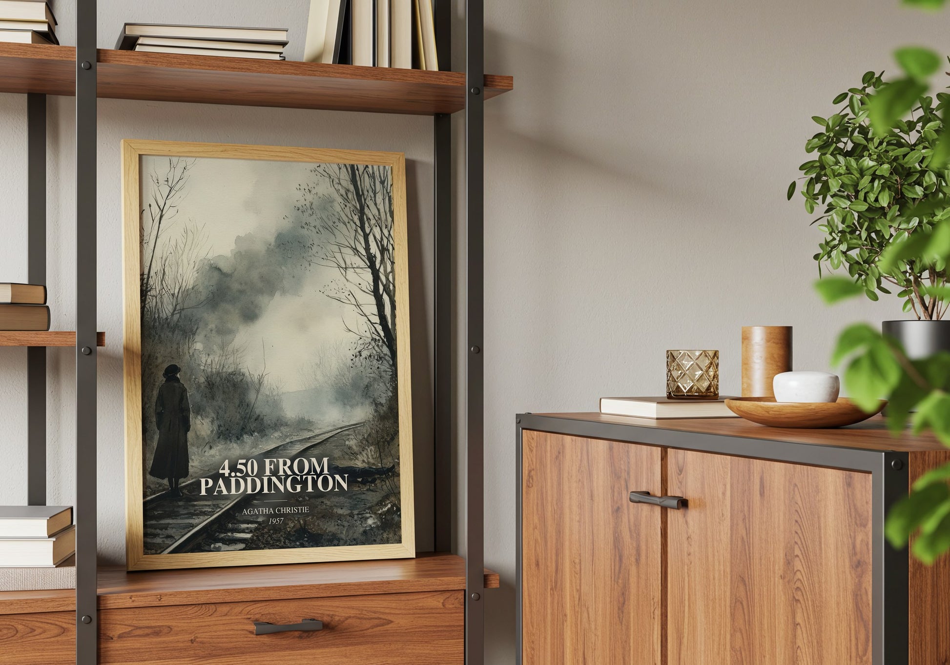 4.50 From Paddington book watercolour illustration paper finish options – matte satin gloss