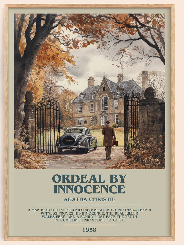 Ordeal by Innocence Bookish Wall Art by Agatha Christie