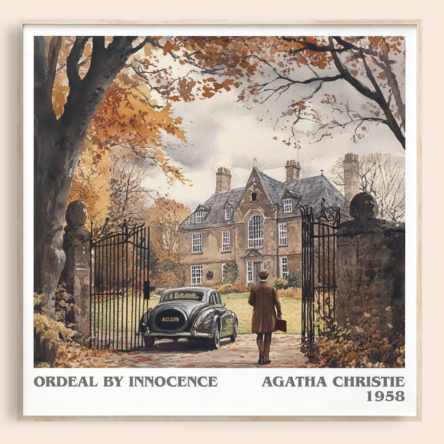 Ordeal by Innocence Literary Art Print by Agatha Christie