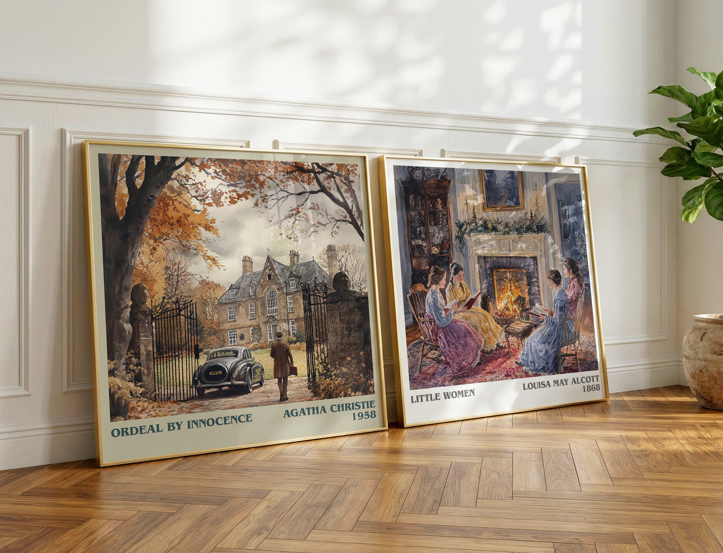 Ordeal by Innocence book poster packaging – museum-quality print rolled in protective tube