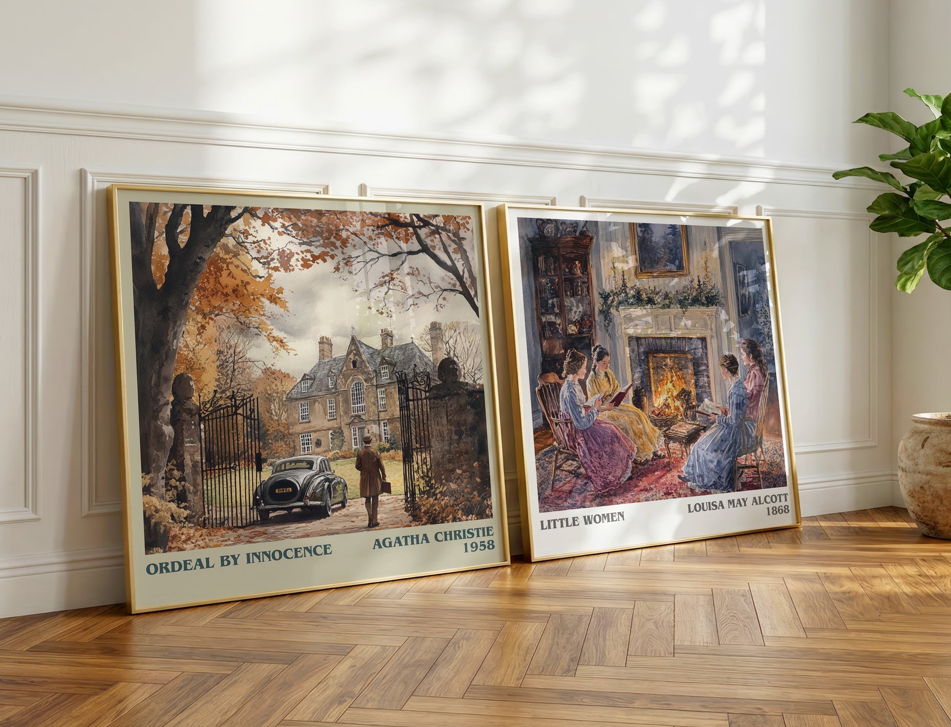Ordeal by Innocence book poster packaging – museum-quality print rolled in protective tube
