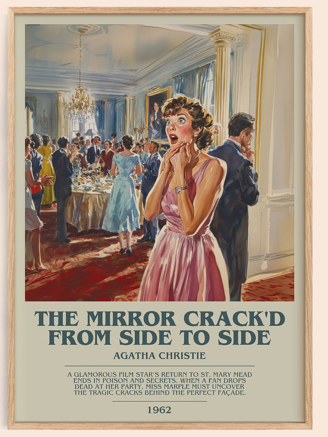 Mirror Crack'd from Side to Side Bookish Wall Art by Agatha Christie