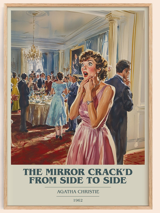 Mirror Crack'd from Side to Side Book Cover Poster by Agatha Christie