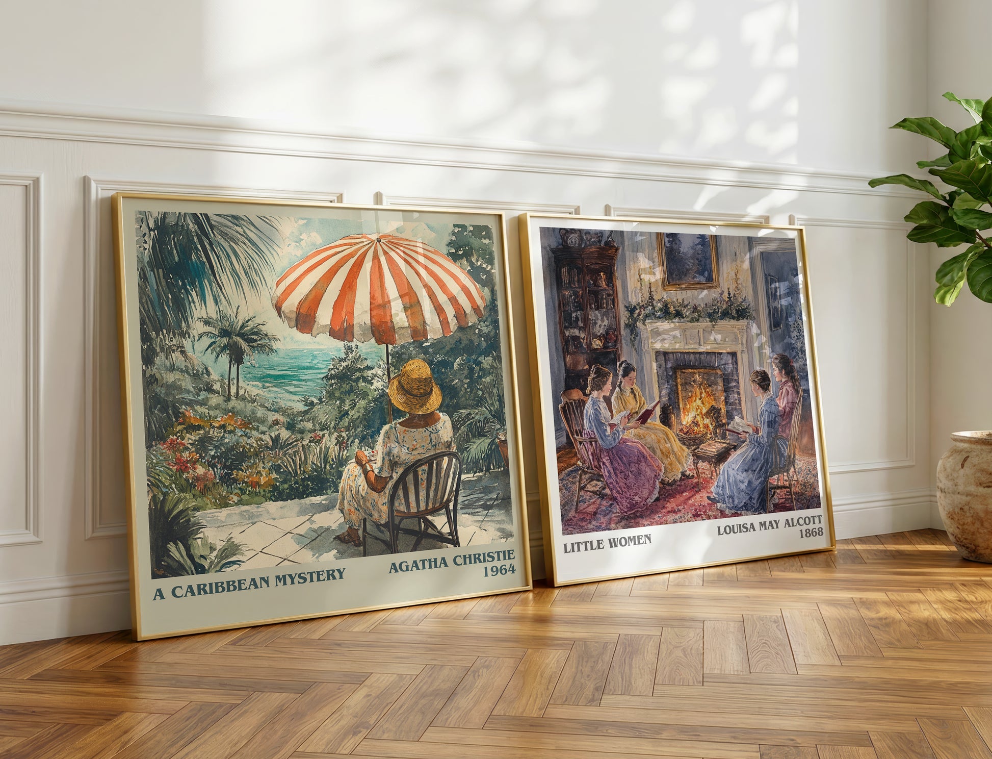A Caribbean Mystery book poster packaging – museum-quality print rolled in protective tube