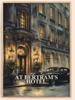 At Bertram'S Hotel Book Watercolour Illustration by Agatha Christie