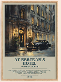 At Bertram's Hotel Bookish Wall Art by Agatha Christie