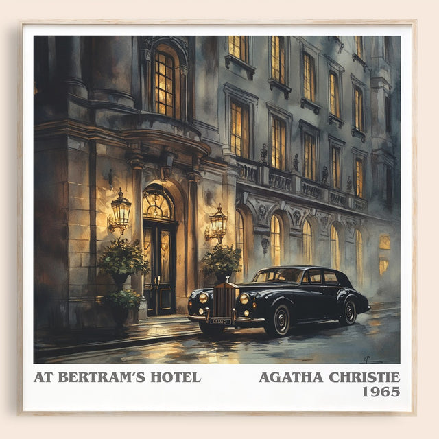 At Bertram's Hotel Literary Art Print by Agatha Christie