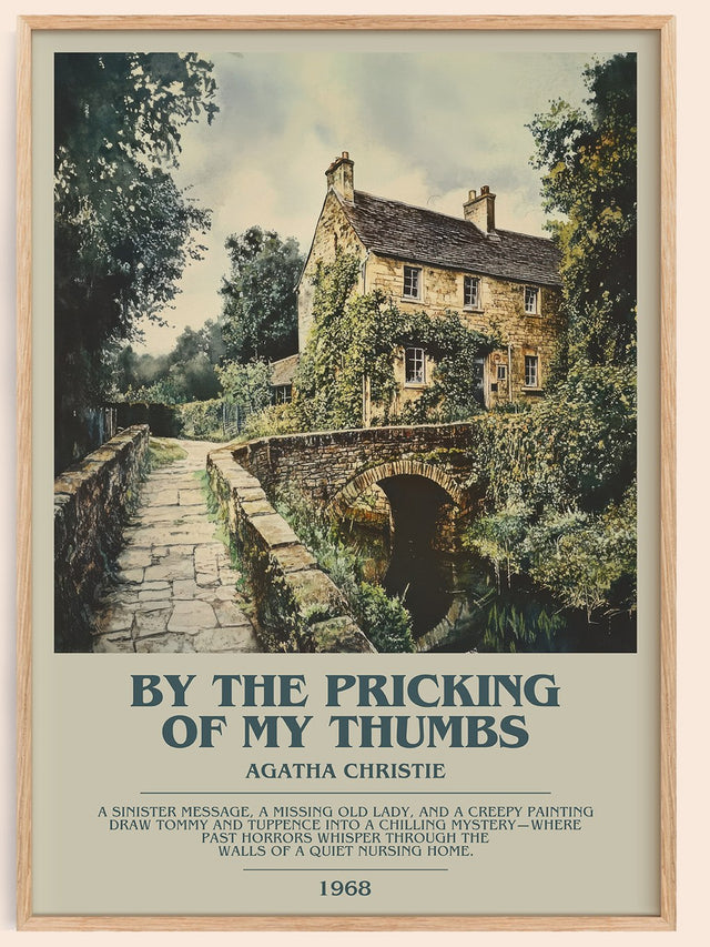 By the Pricking of My Thumbs Bookish Wall Art by Agatha Christie