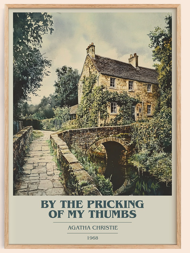By the Pricking of My Thumbs Book Cover Poster by Agatha Christie