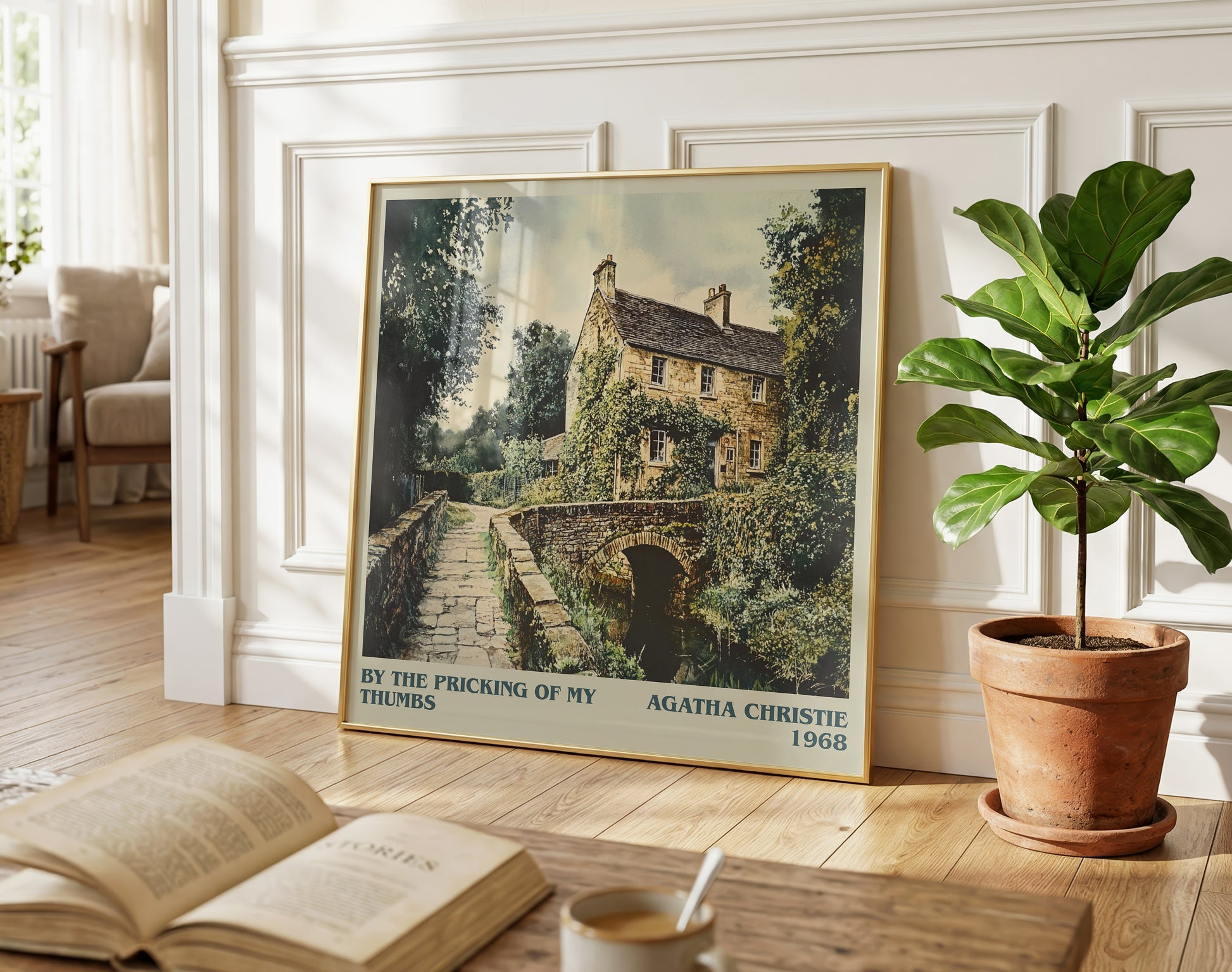 By the Pricking of My Thumbs literary poster paired in gallery wall – literary art prints