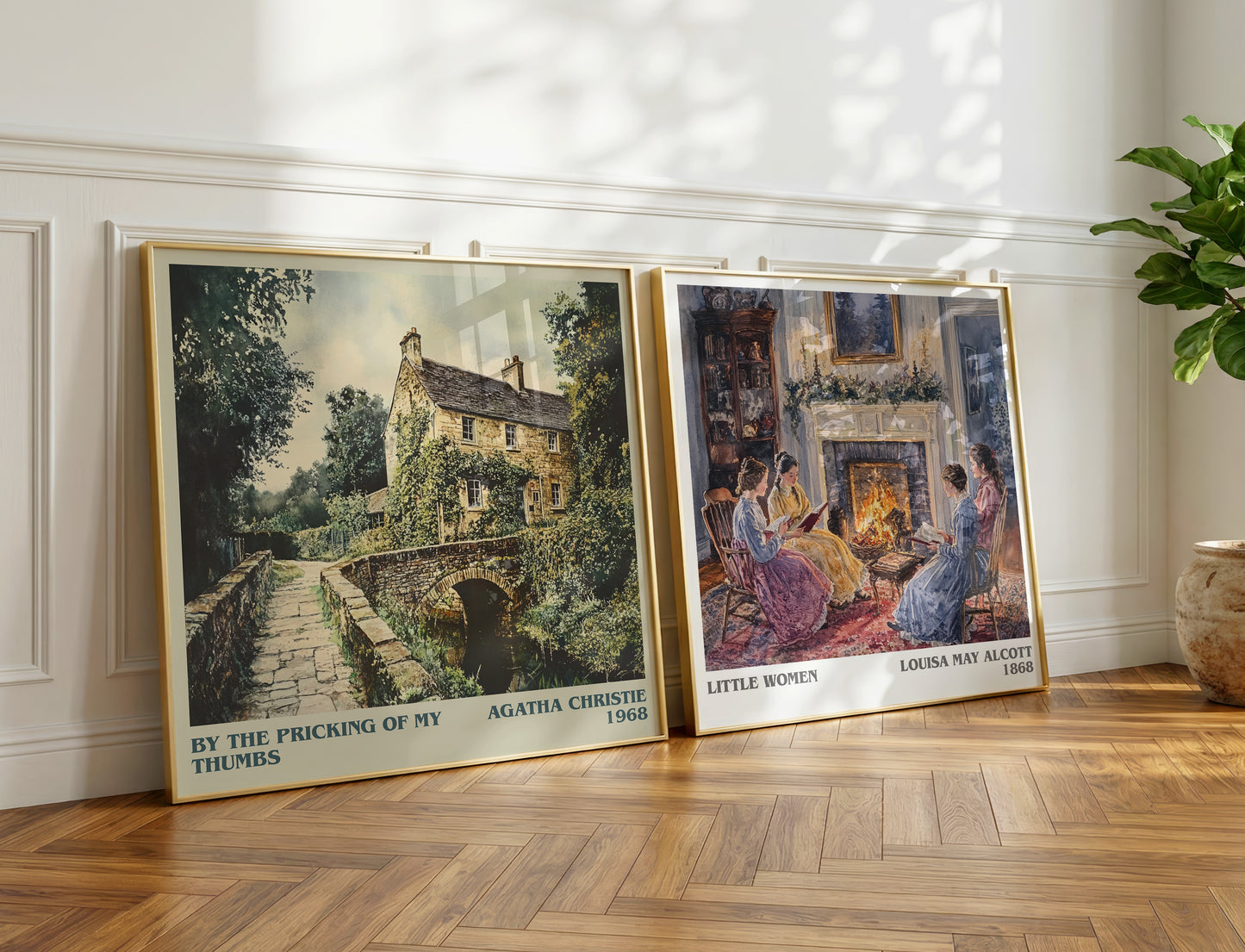 By the Pricking of My Thumbs book poster packaging – museum-quality print rolled in protective tube