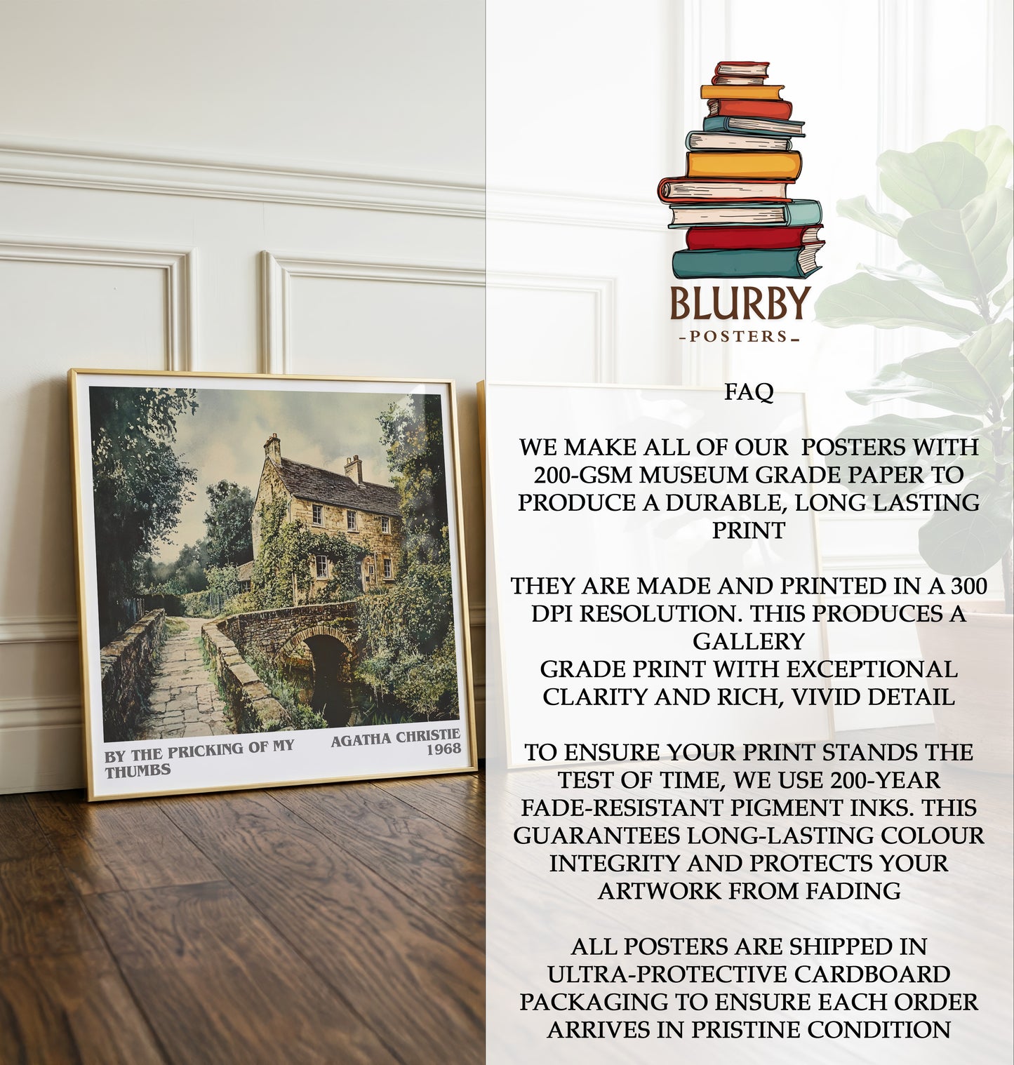 By the Pricking of My Thumbs Literary Art Print by Agatha Christie