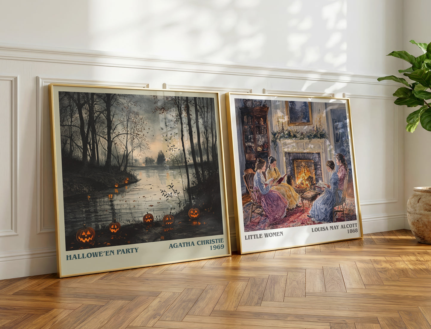 Hallowe'en Party book poster packaging – museum-quality print rolled in protective tube
