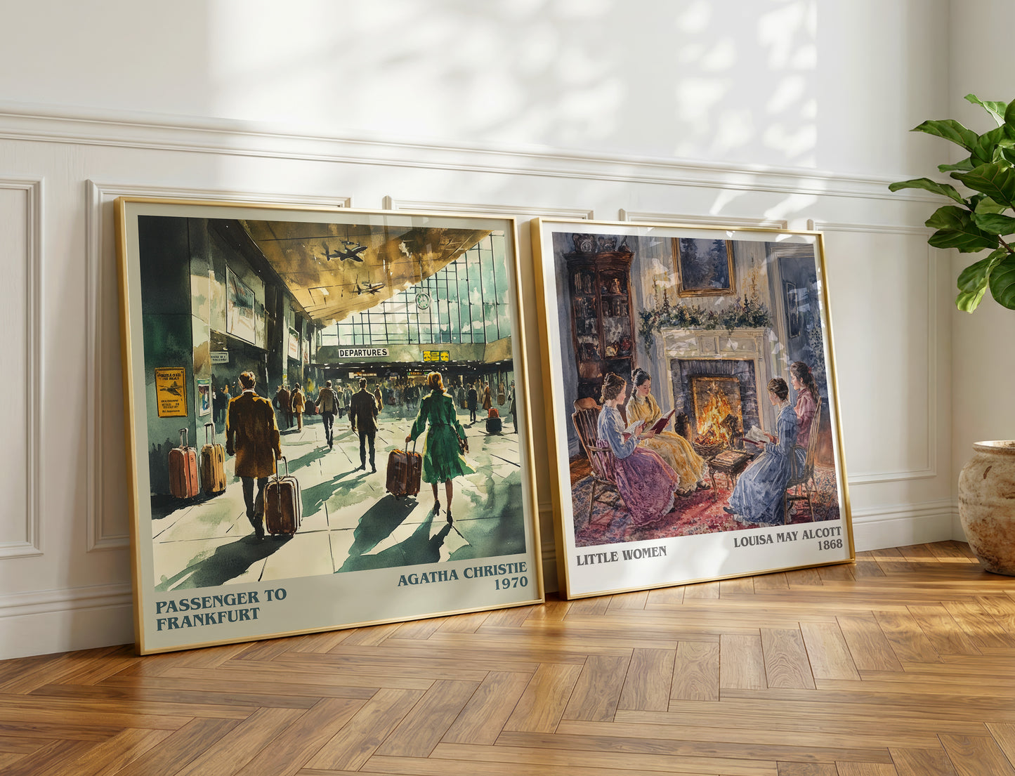Passenger to Frankfurt book poster packaging – museum-quality print rolled in protective tube