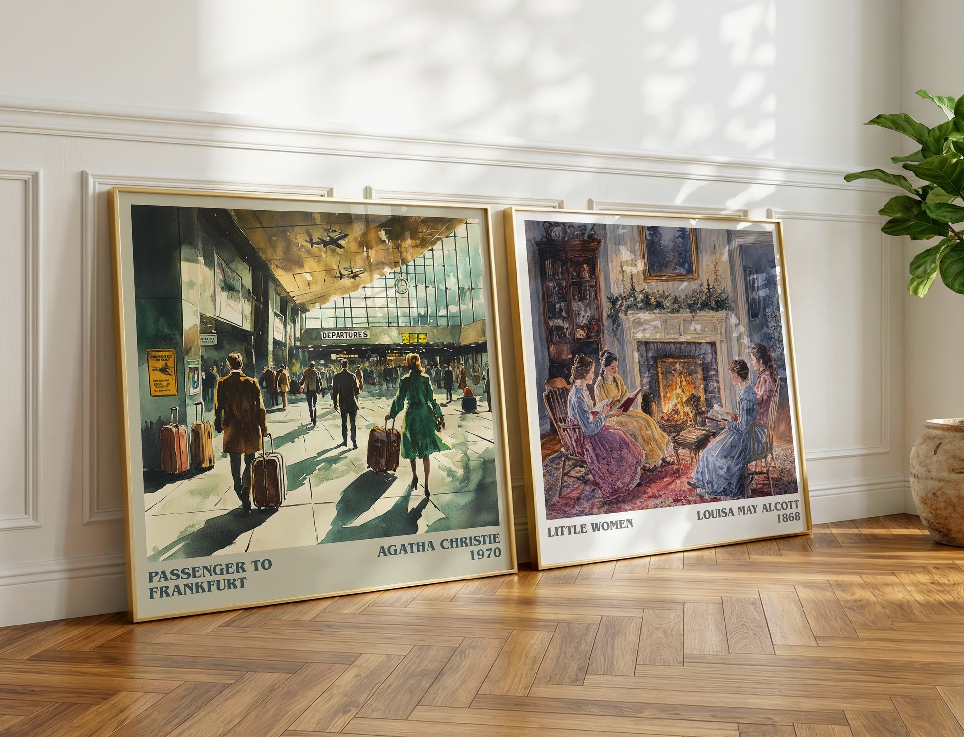 Passenger to Frankfurt book poster packaging – museum-quality print rolled in protective tube