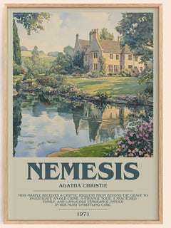Nemesis Bookish Wall Art by Agatha Christie