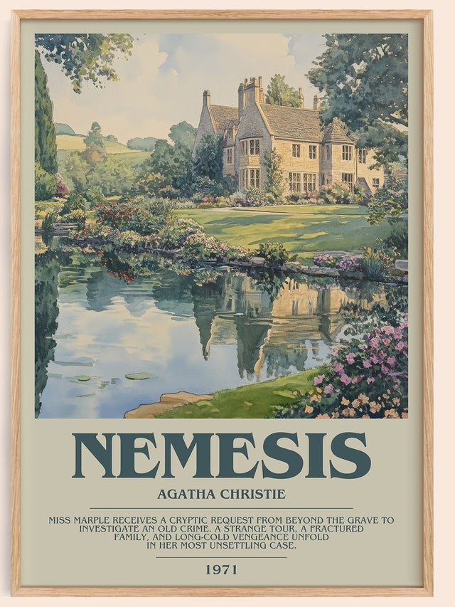 Nemesis Bookish Wall Art by Agatha Christie