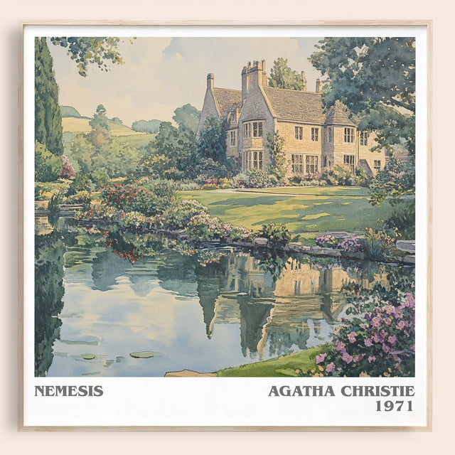 Nemesis Literary Art Print by Agatha Christie