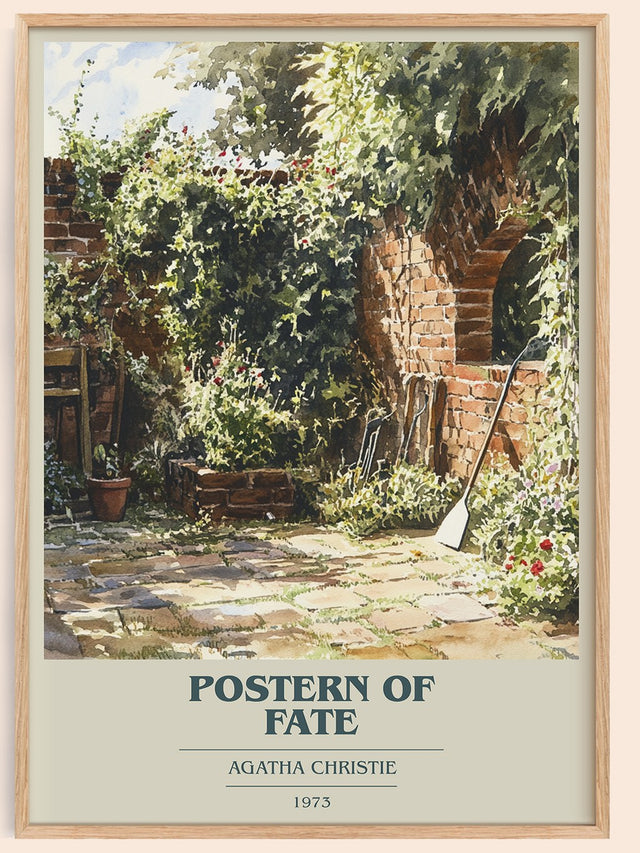 Postern of Fate Book Cover Poster by Agatha Christie