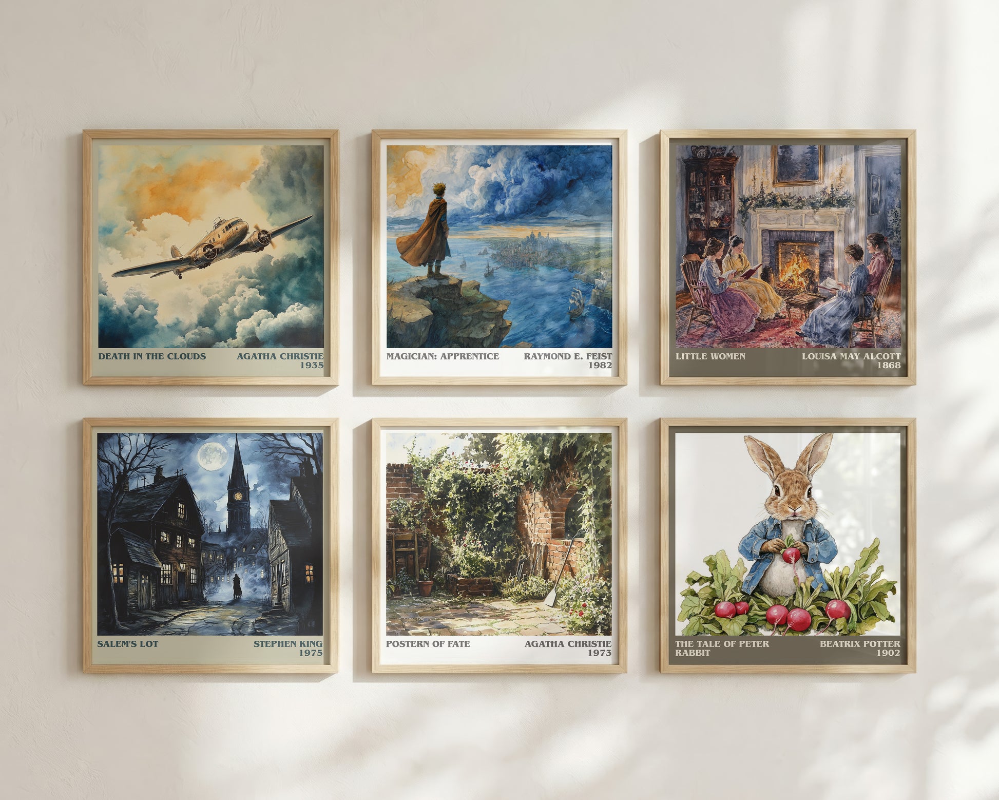 Postern of Fate literary book poster framed on wall – mystery wall art