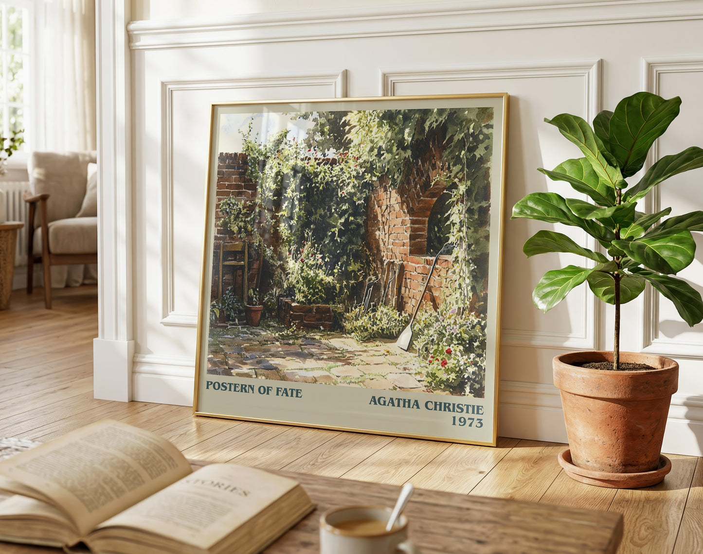 Postern of Fate literary poster paired in gallery wall – literary art prints