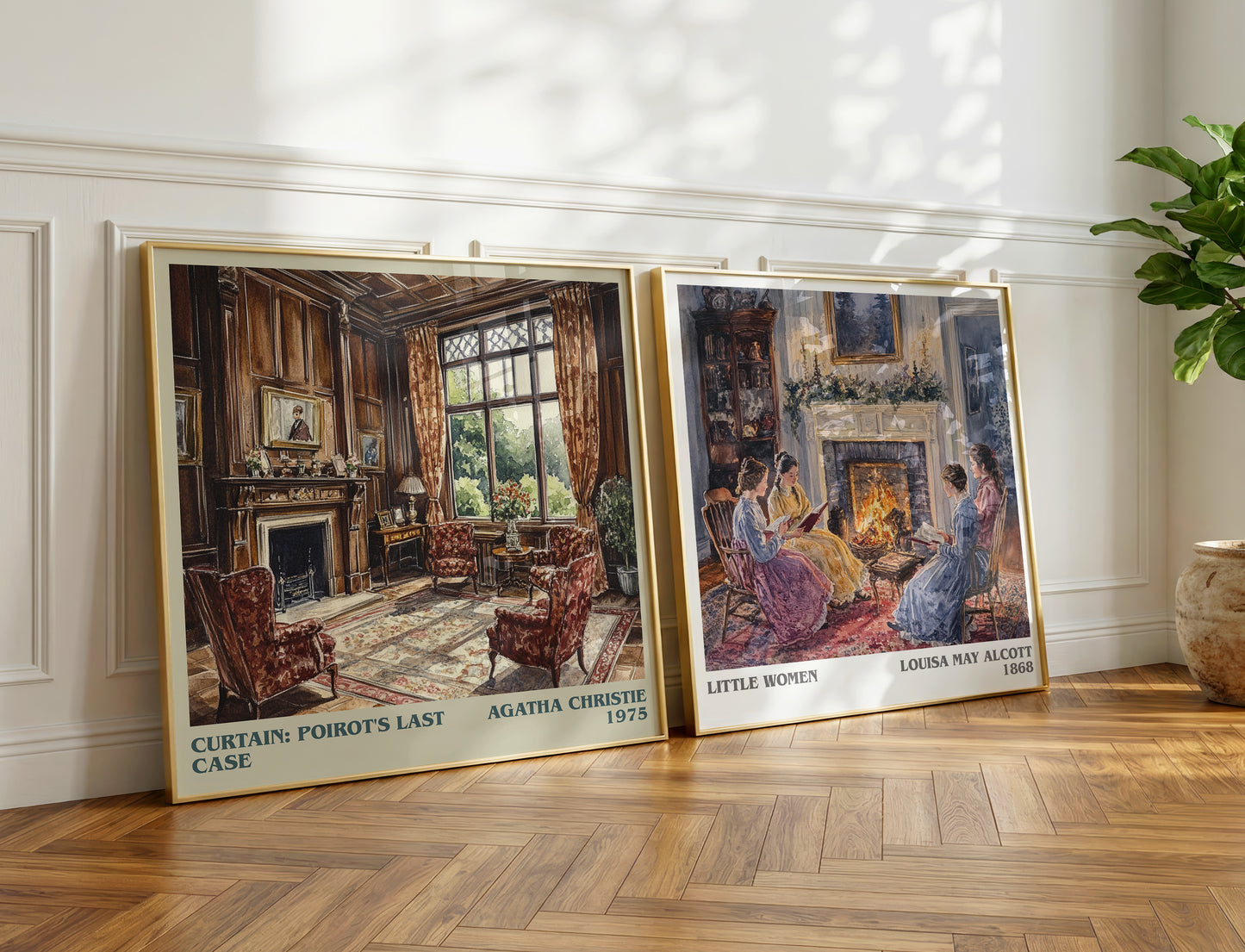 Curtain: Poirot's Last Case book poster packaging – museum-quality print rolled in protective tube