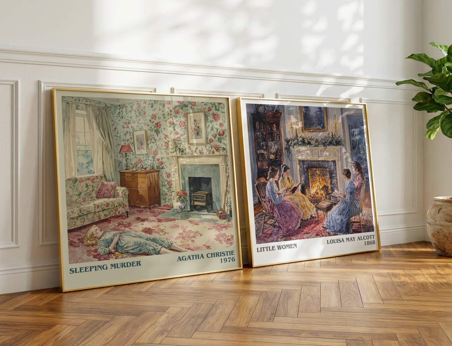 Sleeping Murder book poster packaging – museum-quality print rolled in protective tube