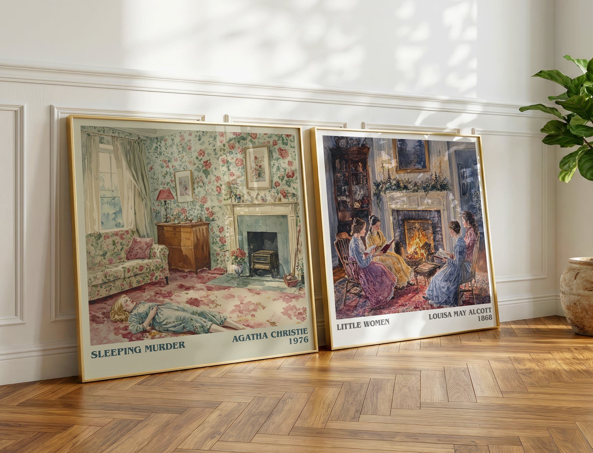 Sleeping Murder book poster packaging – museum-quality print rolled in protective tube