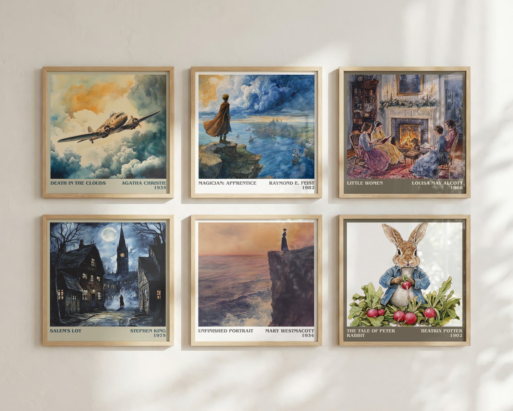 Unfinished Portrait literary book poster framed on wall – romance wall art