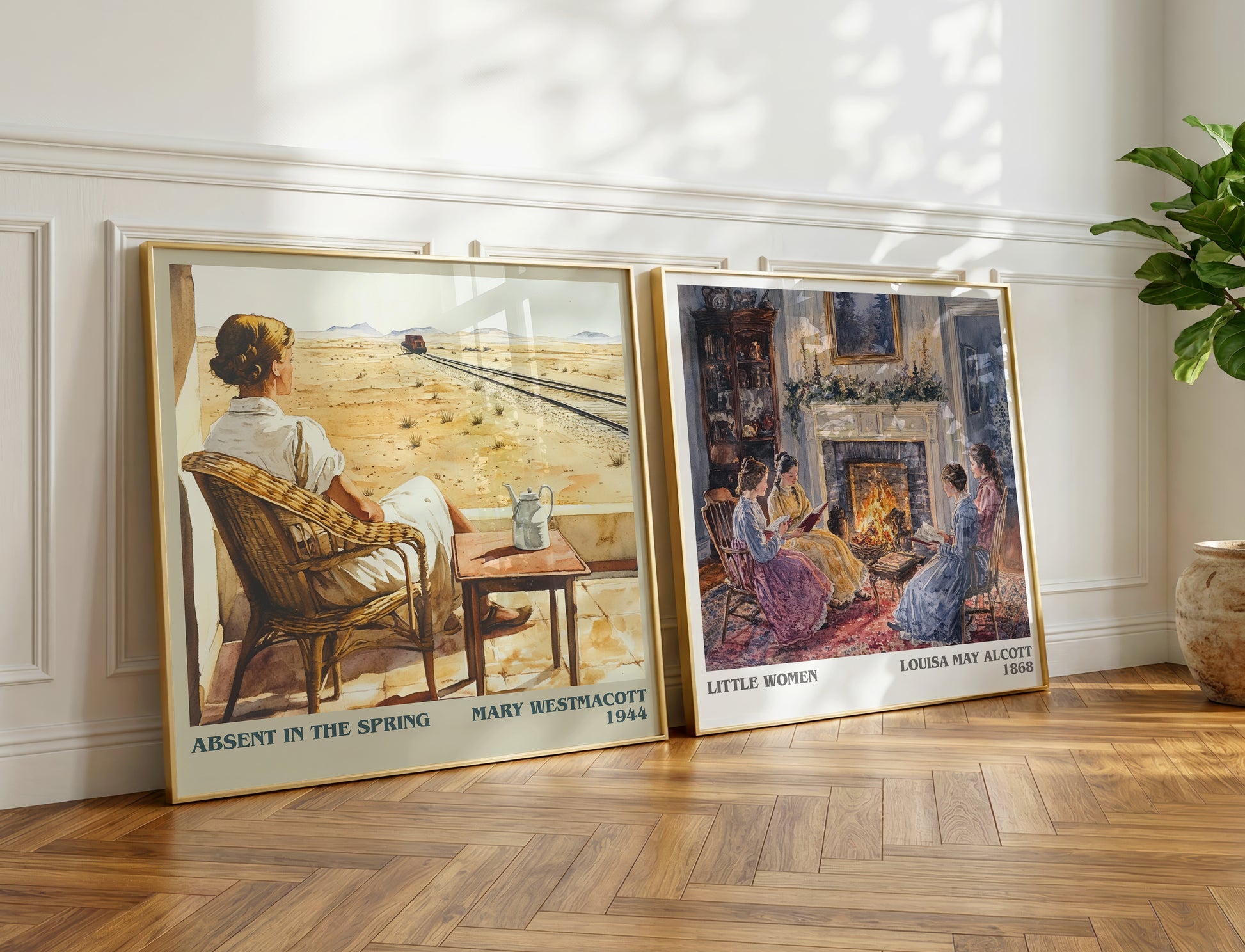 Absent In The Spring book poster packaging – museum-quality print rolled in protective tube