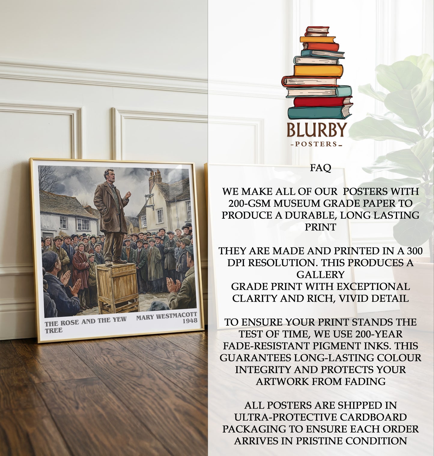 The Rose And The Yew Tree Literary Art Print by Mary Westmacott