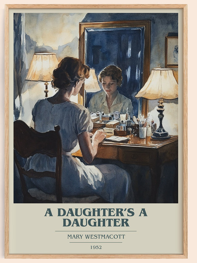 A Daughter's a Daughter Book Cover Poster by Mary Westmacott