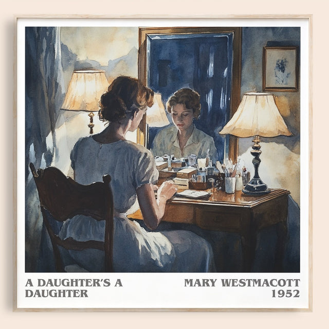 A Daughter's a Daughter Literary Art Print by Mary Westmacott