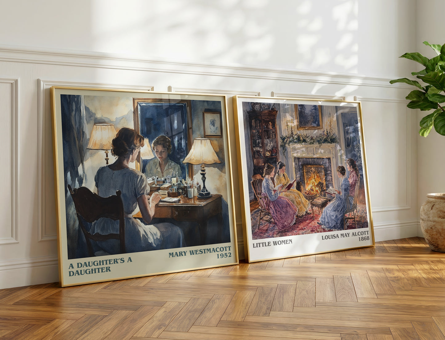 A Daughter's a Daughter book poster packaging – museum-quality print rolled in protective tube