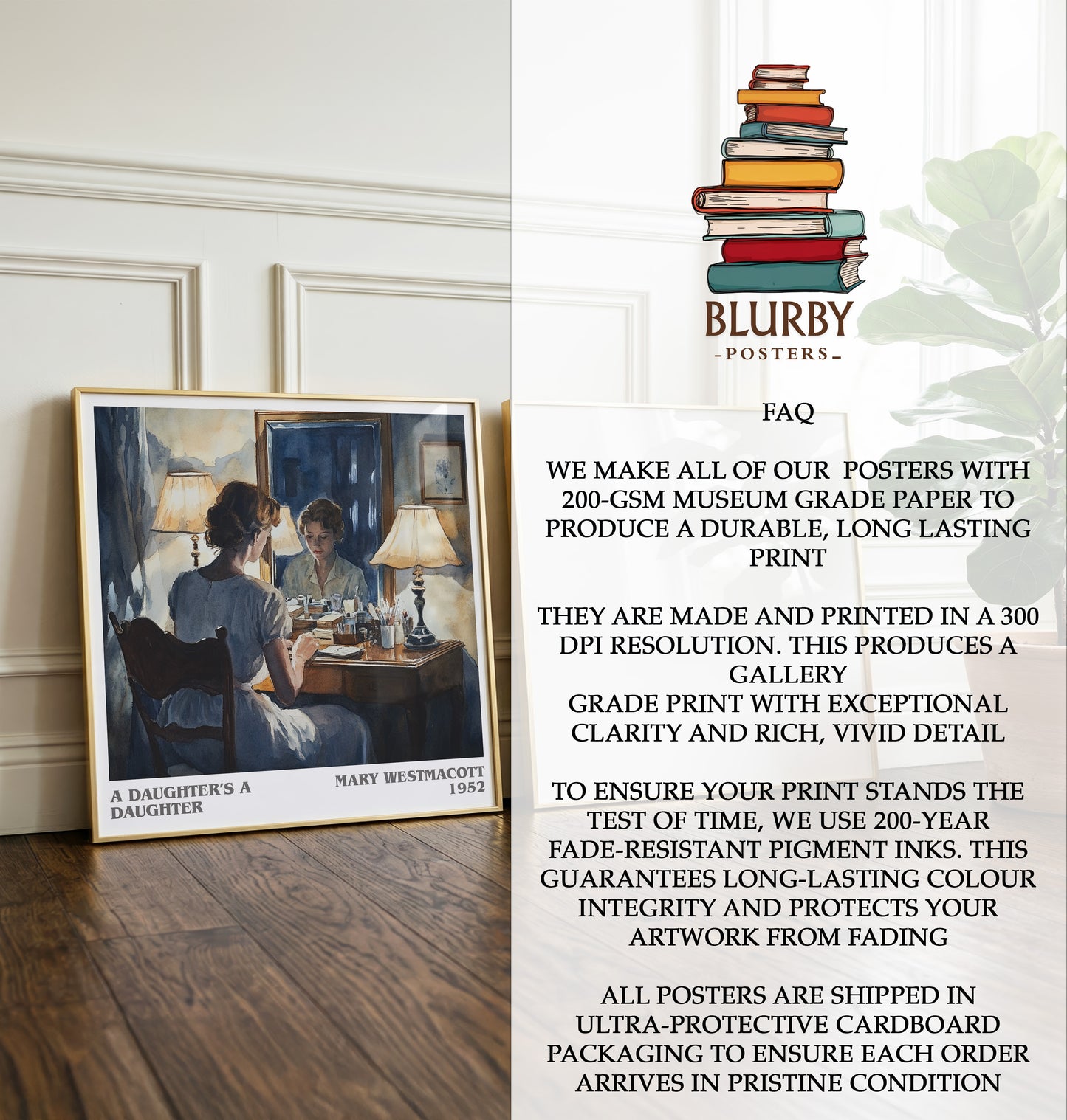 A Daughter's a Daughter Literary Art Print by Mary Westmacott