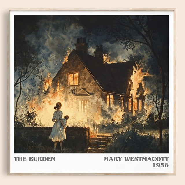 The Burden Literary Art Print by Mary Westmacott