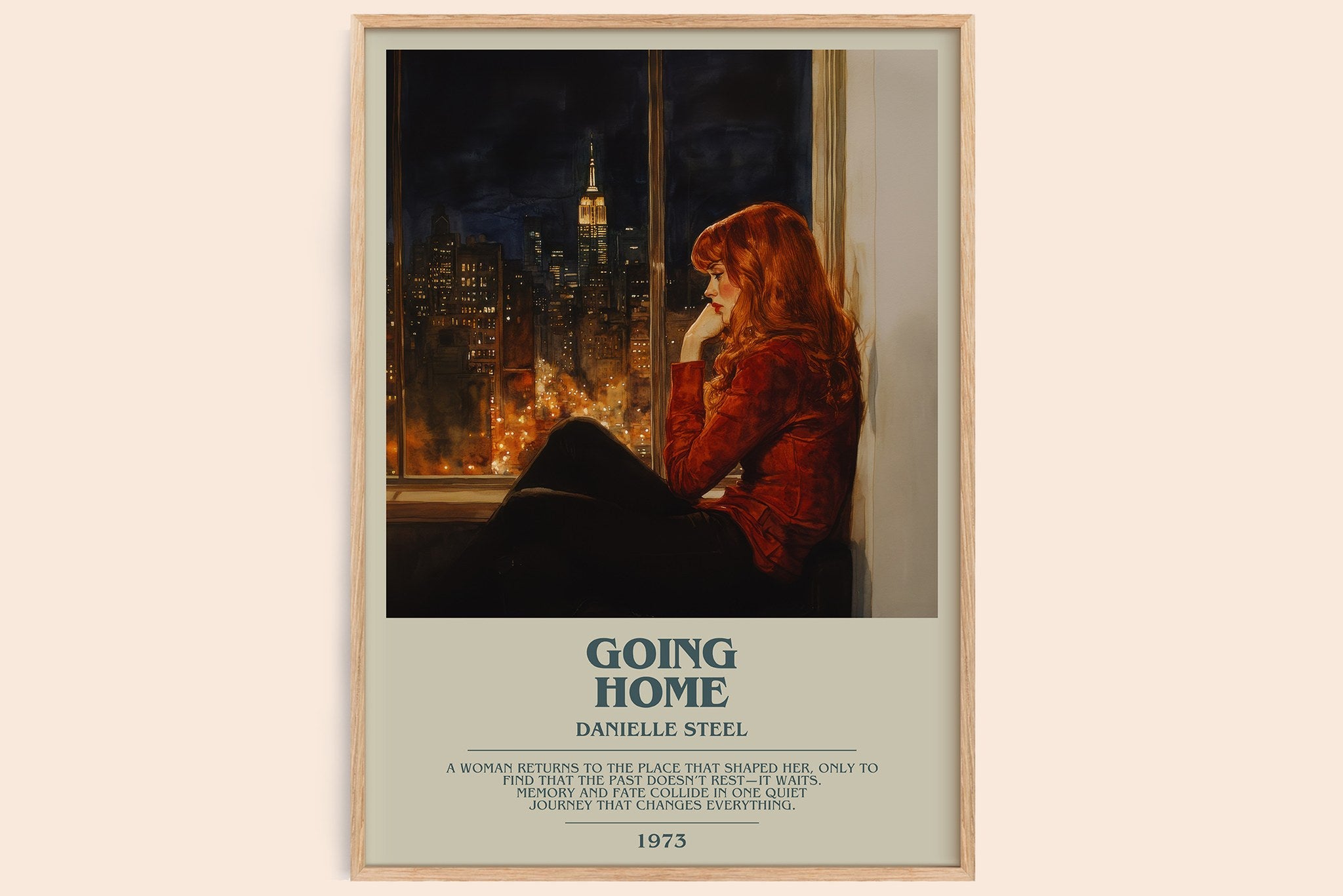 Going Home Bookish Wall Art by Danielle Steel
