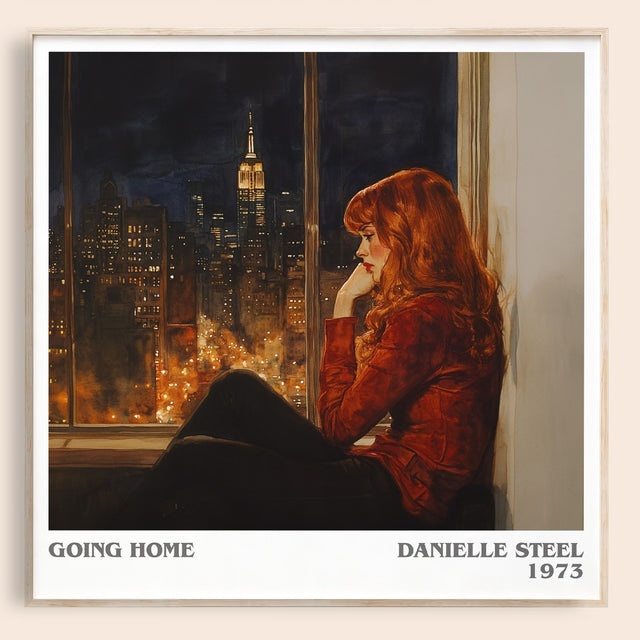 Going Home Literary Art Print by Danielle Steel