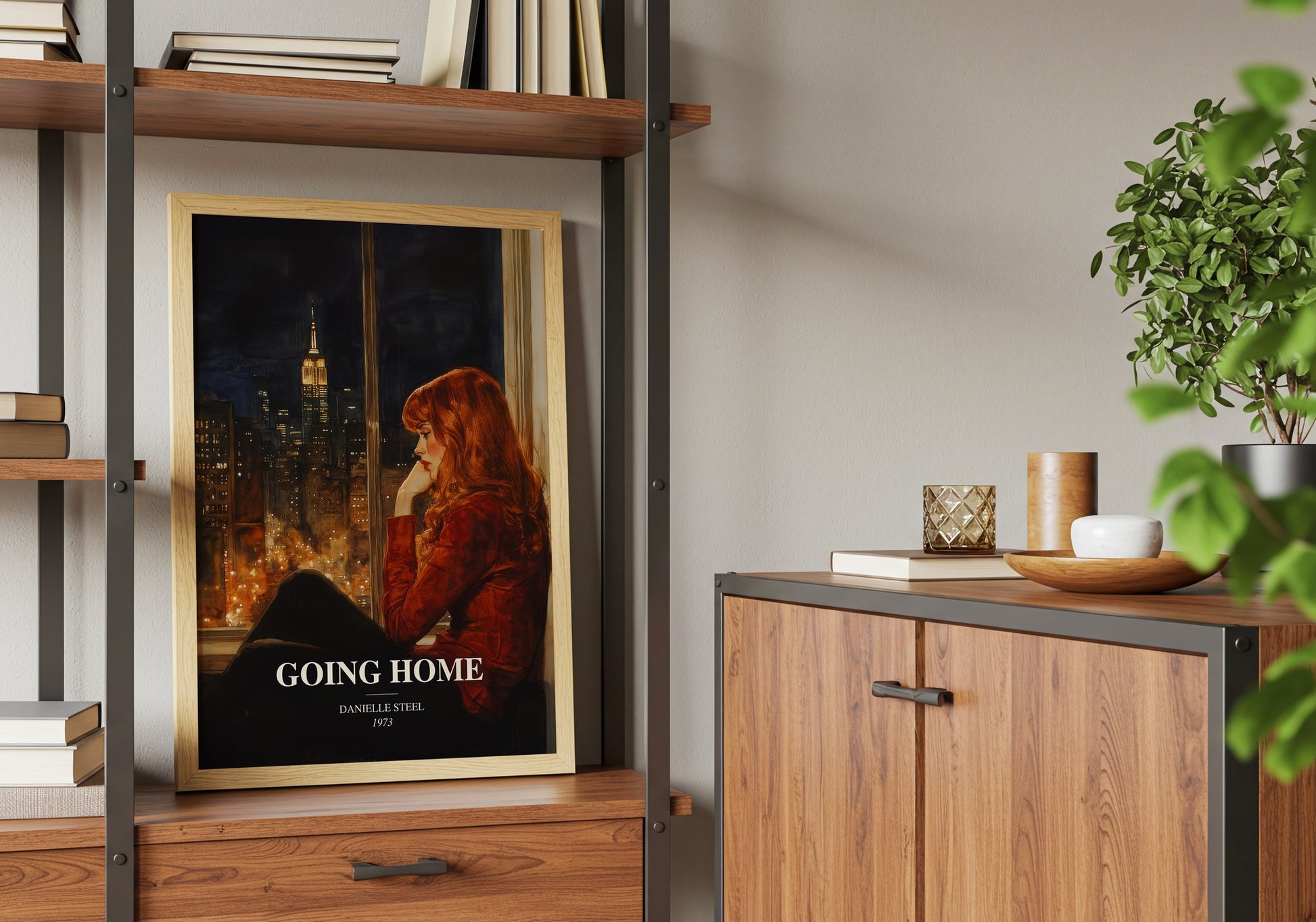 Going Home book watercolour illustration paper finish options – matte satin gloss