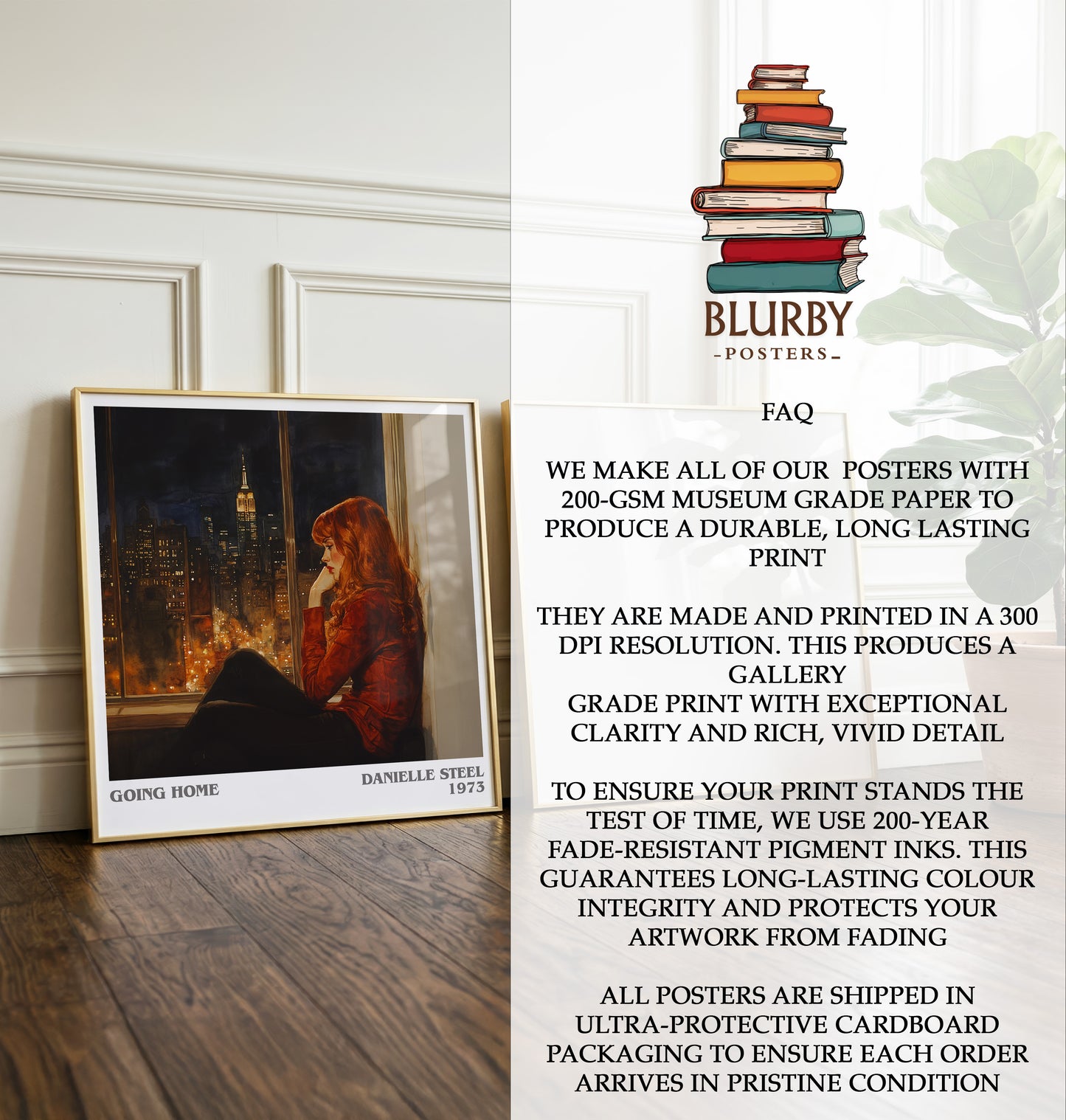 Going Home Literary Art Print by Danielle Steel