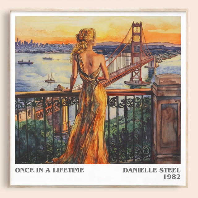 Once in a Lifetime Literary Art Print by Danielle Steel