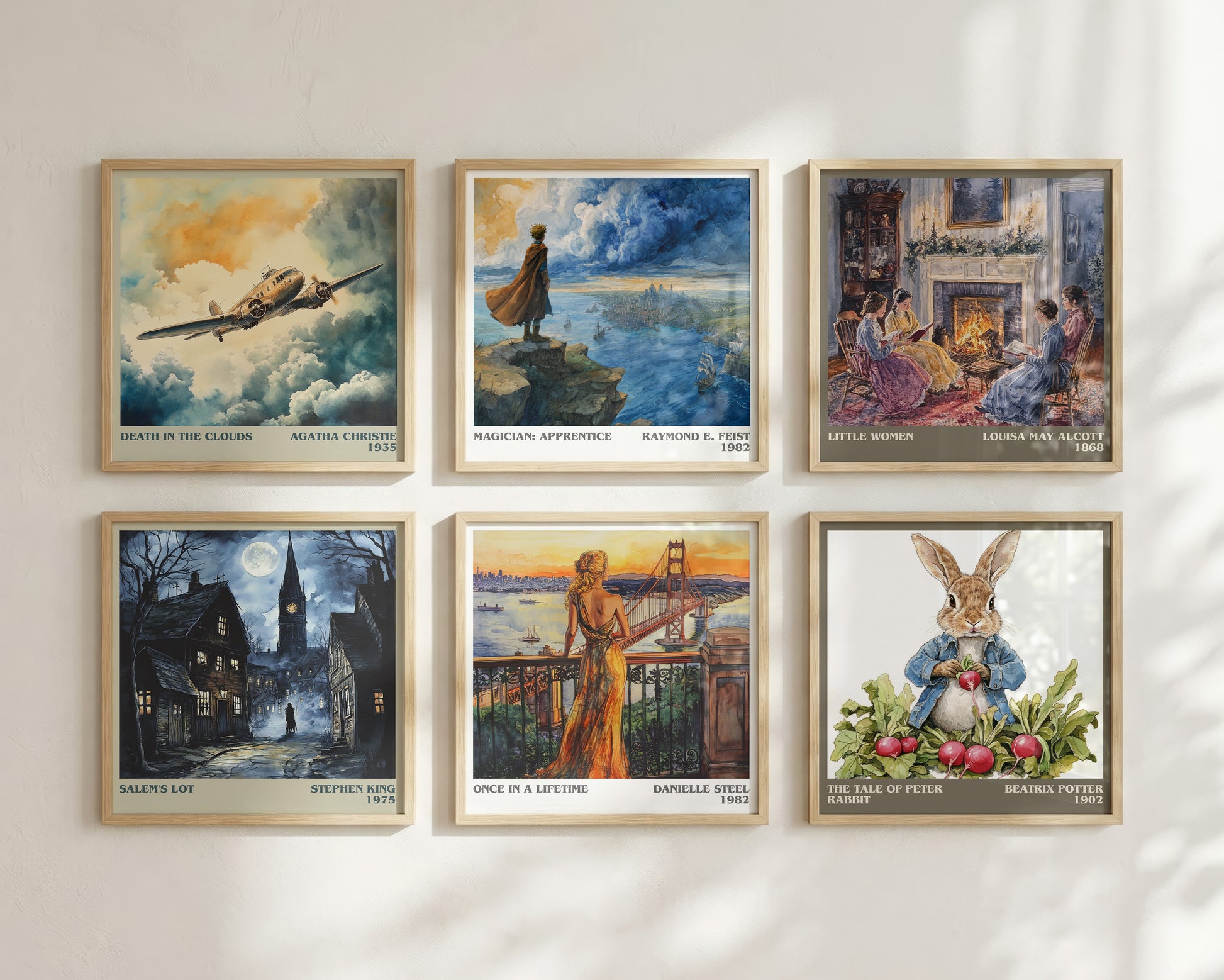 Once in a Lifetime literary book poster framed on wall – romance wall art