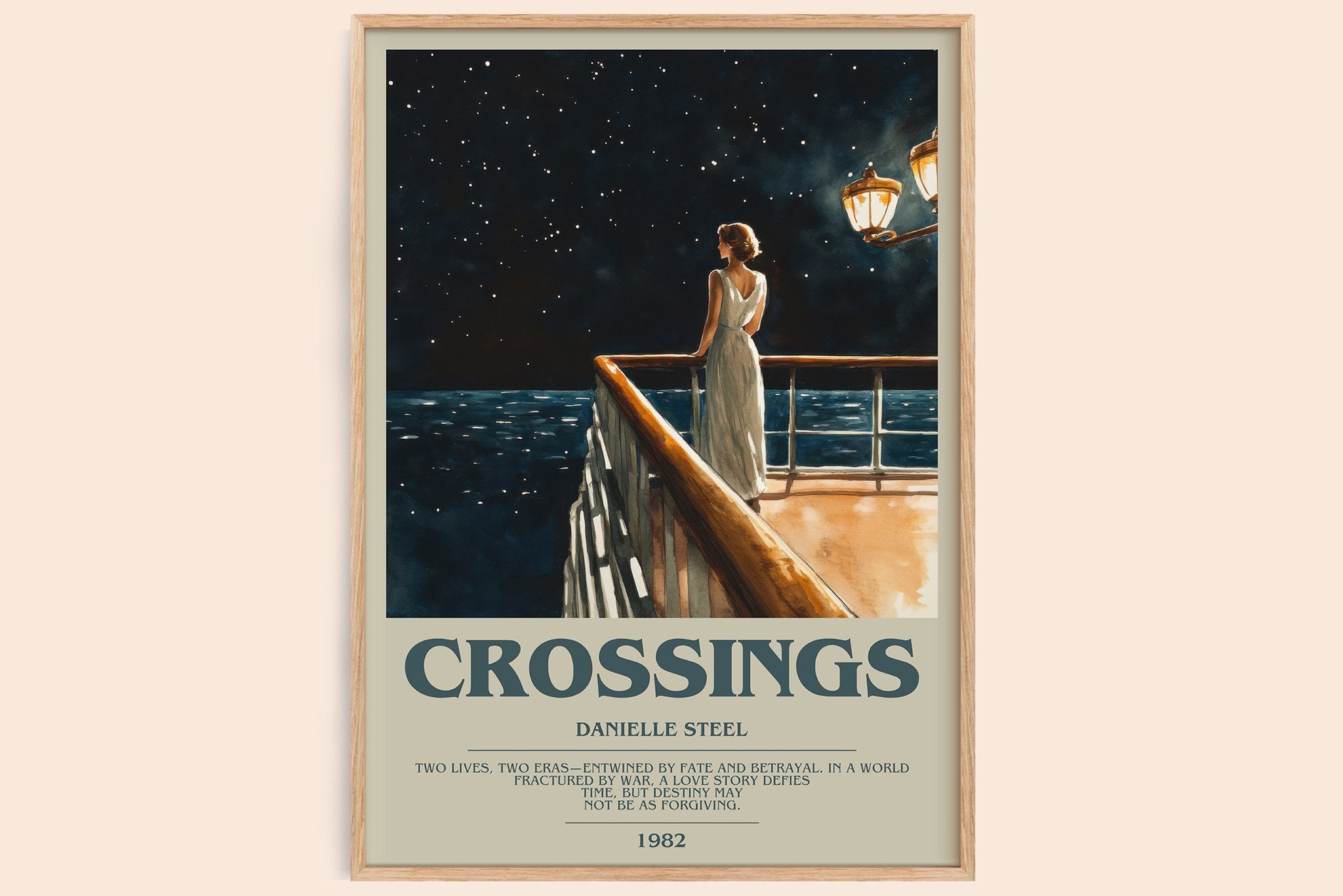 Crossings Bookish Wall Art by Danielle Steel