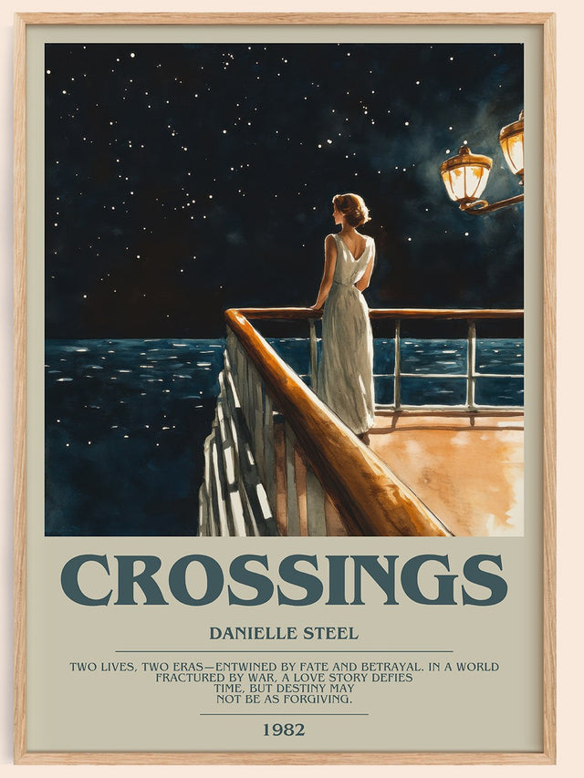 Crossings Bookish Wall Art by Danielle Steel